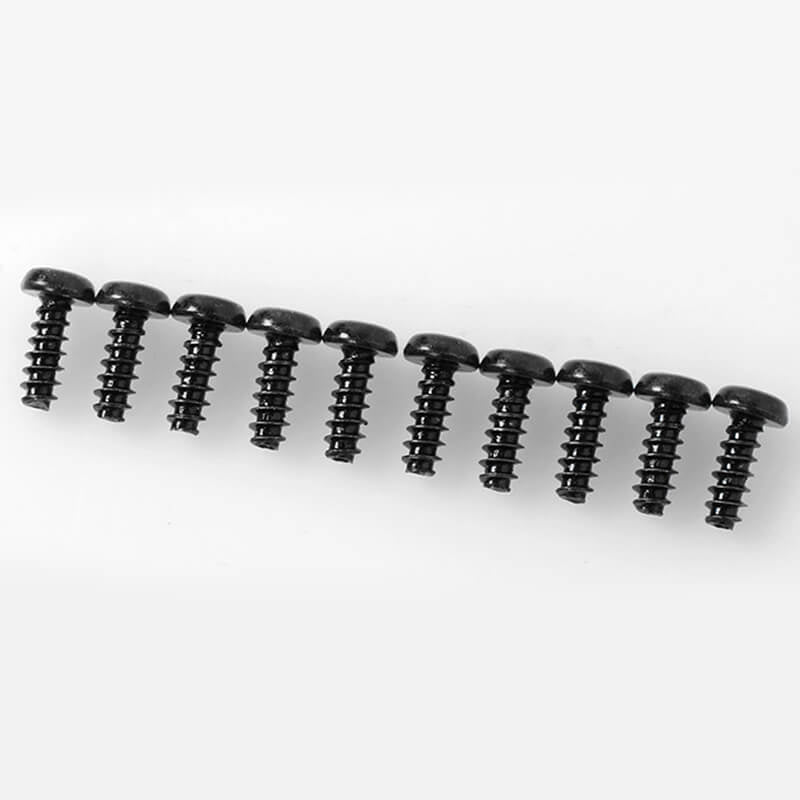 RC4WD - BUTTON HEAD SELF TAPPING
SCREWS M3 X 8MM (BLACK) - Z-S1576