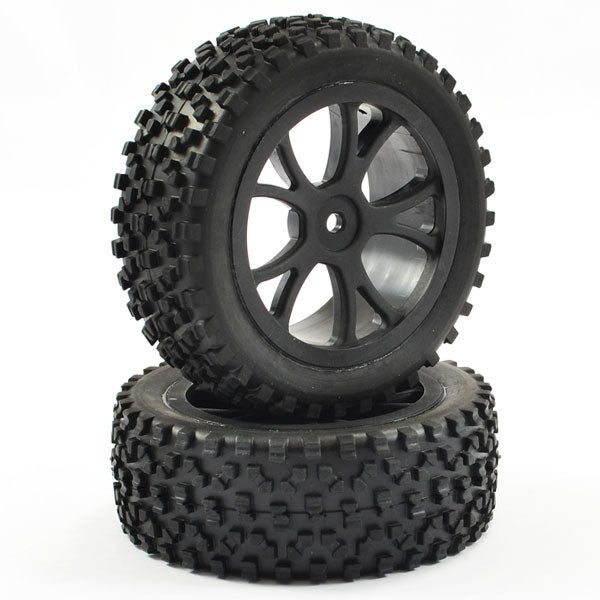 FASTRAX R/C PRODUCTS - FASTRAX 1/10TH MOUNTED CUBOID
BUGGY FRONT TYRES 10-SPOKE - FAST0036B