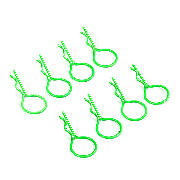 FASTRAX R/C PRODUCTS - FLUORESCENT GREEN LARGE CLIPS - FAST213FG