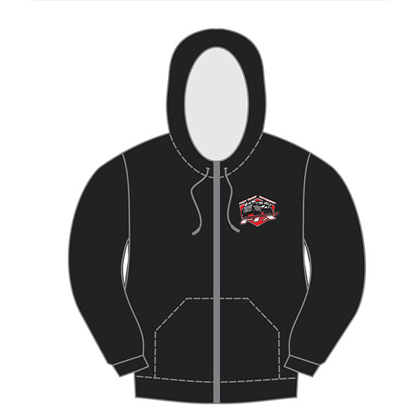FTX - BADGE LOGO BRAND ZIPPED
HOODIE BLACK - XX LARGE - FTX0003XXL