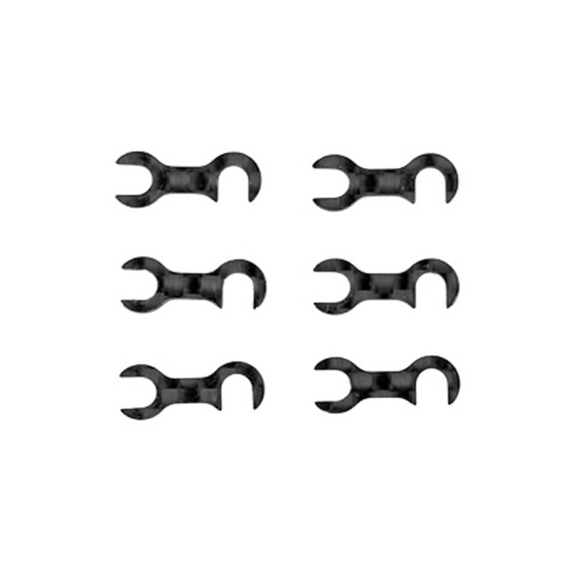 ASSOCIATED ELECTRICS - ASSOCIATED TC8 FT CARBON FIBRE
STEERING BLOCK MOUNT SHIMS - AS32094