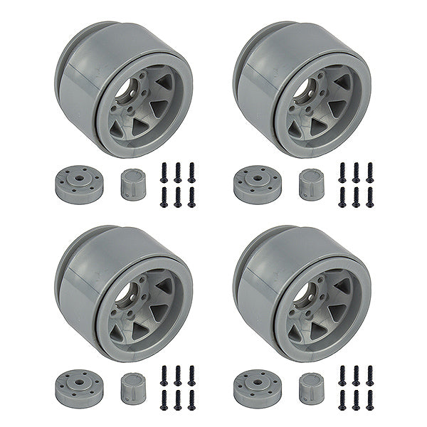 ELEMENT RC BY ASSOC. ELECTRICS - ELEMENT RC ENDURO TRIGON
WHEELS 1.55IN SILVER - EL42110