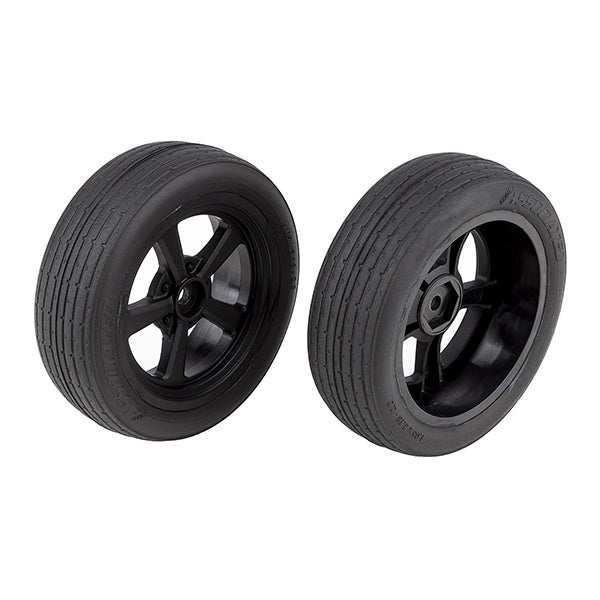 ASSOCIATED ELECTRICS - TEAM ASSOCIATED DR10 FRONT
WHEELS WITH DRAG TYRES - AS71073