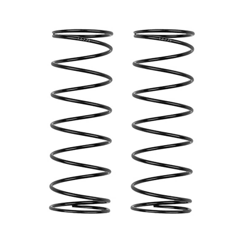 ASSOCIATED ELECTRICS - ASSOCIATED 16MM SHOCK SPRINGS
GREEN 3.70LB/IN L66 7.75T 1.4D - AS81734