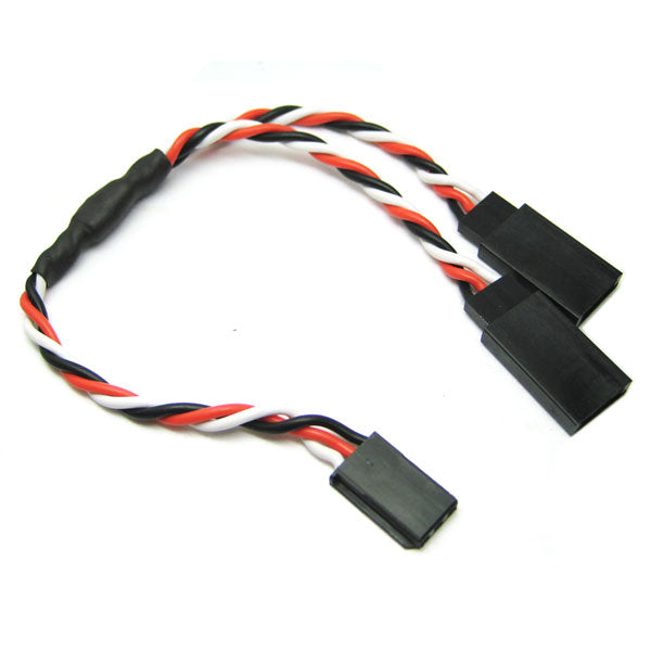 ETRONIX - 15CM 22AWG FUTABA TWISTED Y
EXTENSION WIRE - ET0751