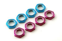FASTRAX R/C PRODUCTS - FASTRAX 17mm X 1.25 BLUE
SERRATED WHEEL NUTS (4PCS) - FAST926B