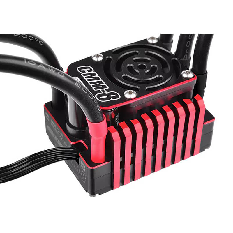 CORALLY - TEAM CMM-8 RACING ESC
SENSORED 2-4S 240A BLACK/RED - C-53020