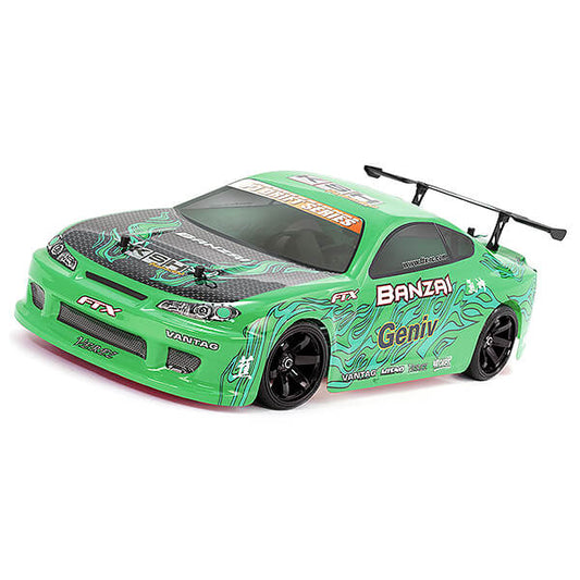 FTX - BANZAI 1/10 BRUSHED DRIFT
4WD RTR - GREEN - FTX5529G