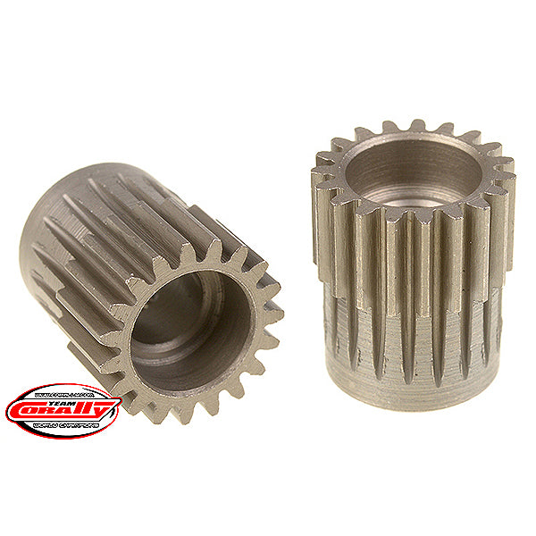 CORALLY - 48 DP PINION SHORT
HARDENED STEEL 19 TEETH 5MM - C-72419