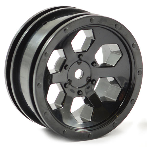 FTX - OUTBACK 6HEX WHEEL (2) -
BLACK - FTX8168B