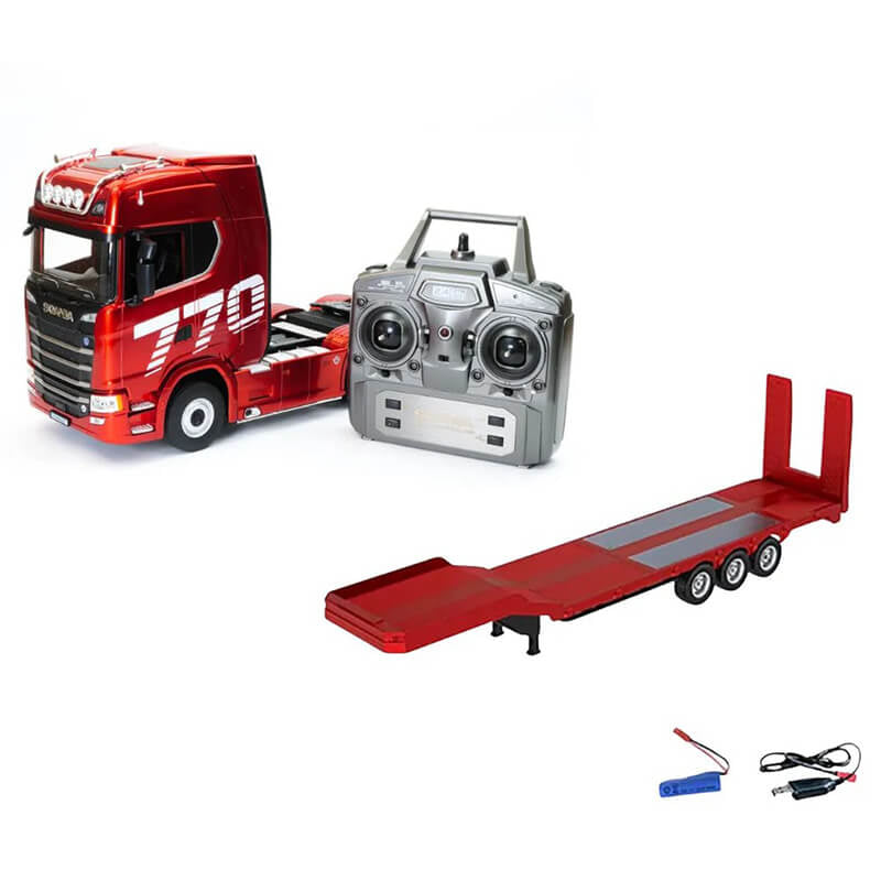 HUINA INDUSTRIAL - HUINA SCANIA 770S RC HAULAGE
TRUCK & TRAILER SET RTR - RED - CY1501A-R
