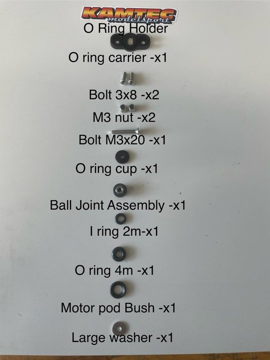 KAMTEC - Banger, Hot Hatch , Mini Racer - Motor Pod Set (With fittings)