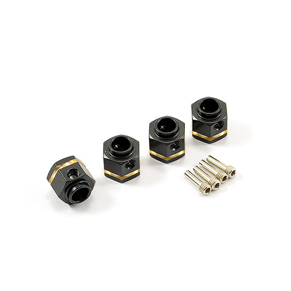 FASTRAX R/C PRODUCTS - FASTRAX TRX-4 BRASS HEX WHEEL
HUBS V2 +5MM BLACK (4) - FTTX341BR