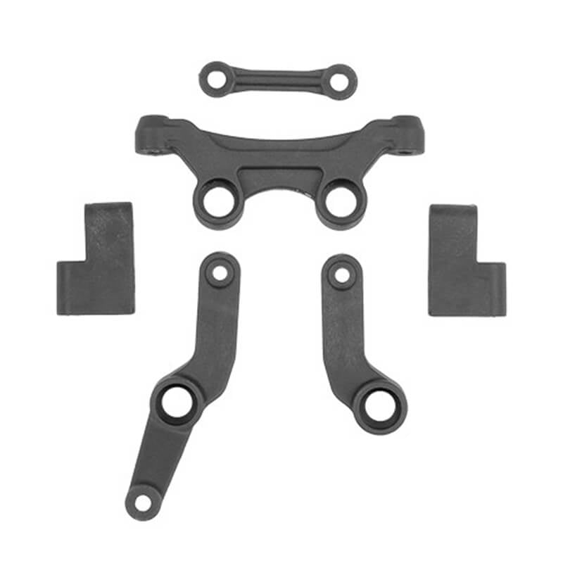 ASSOCIATED ELECTRICS - TEAM ASSOCIATED RB10 RETRO
STEERING BELLCRANK SET, GREY - AS91246