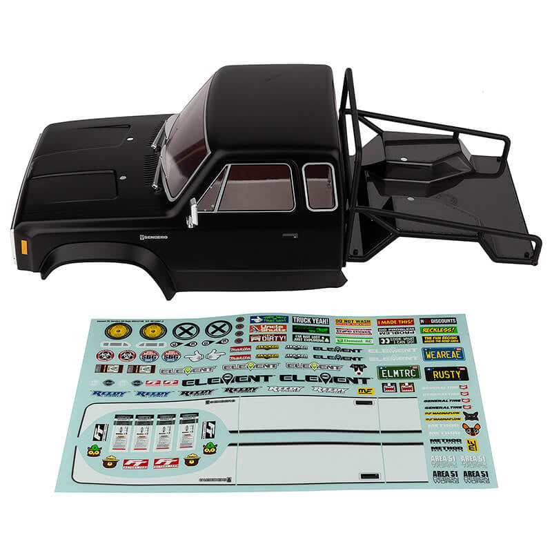 ELEMENT RC BY ASSOC. ELECTRICS - ELEMENT RC ENDURO SENDERO HD
BODY SET BLACK - EL42194