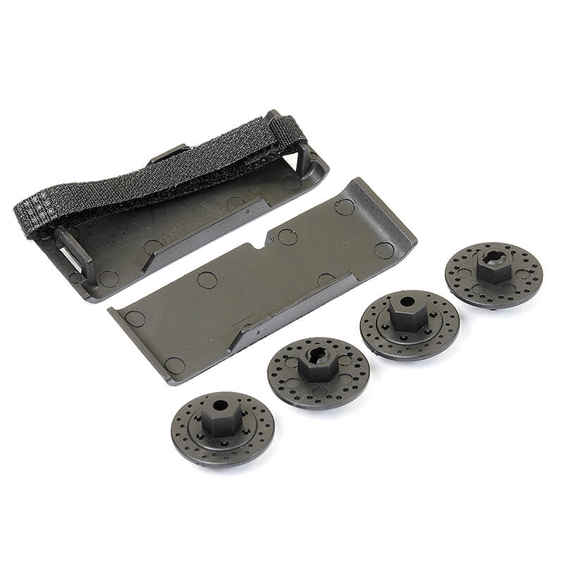 FTX - UTAH SIDE CHASSIS PLATES &
WHEEL HEXES - FTX10827