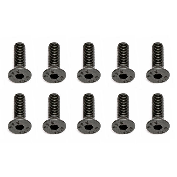 ASSOCIATED ELECTRICS - ASSOCIATED M3 X 10 FLAT HEAD
HEX SCREW (10) - AS25202