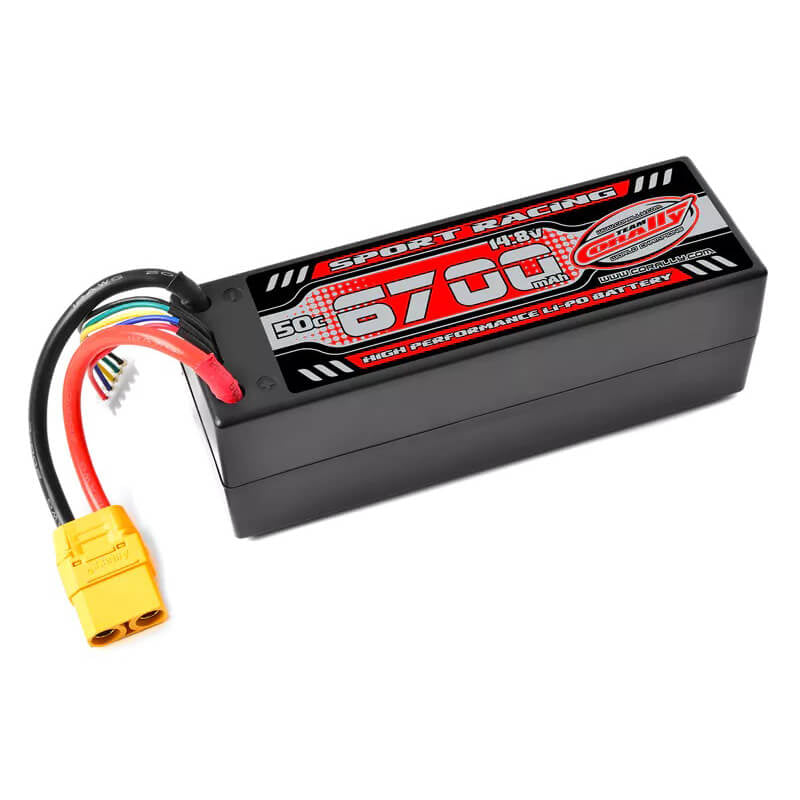 CORALLY - POWER RACING 50C LIPO
BATTERY 6700MAH 14.8V XT90 4S - C-49146-X