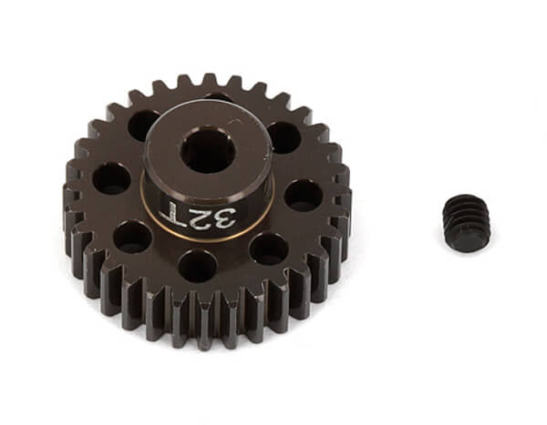 ASSOCIATED ELECTRICS - ASSOCIATED FACTORY TEAM ALUM.
PINION GEAR 32T 48DP 1/8"SHAFT - AS1350