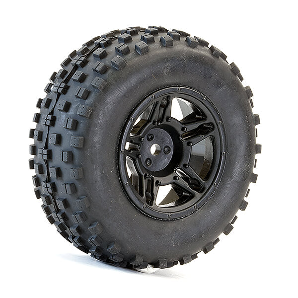 FASTRAX R/C PRODUCTS - FASTRAX 1:10 SC ROCK BLOCK MTD
5-SPOKE BLACK (SLASH RR/BLITZ) - FAST1106B