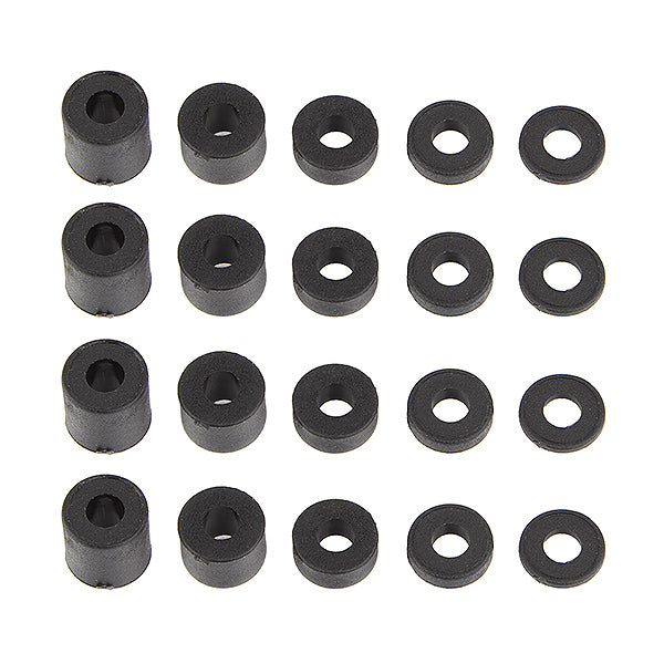 ELEMENT RC BY ASSOC. ELECTRICS - ELEMENT RC SPACER SET 3x7mm
PLASTIC - EL42260