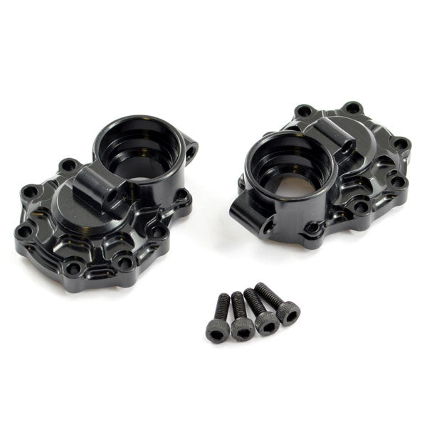 FASTRAX R/C PRODUCTS - FASTRAX TRX-4 ALUMINIUM REAR
KNUCKLE PORTAL COVER (2) - FTTX313BK