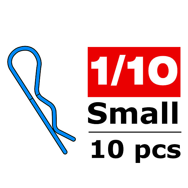 CORALLY - BODY CLIPS 45 BENT SM
ALL BLUE 10 PCS - C-35105