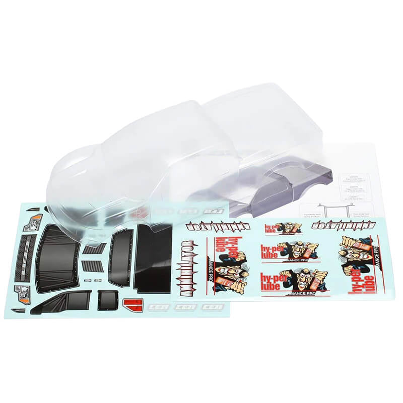 CEN RACING - CEN HY-PER LUBE 150 CLEAR BODY
W/ DECAL - CEN-CQ0976