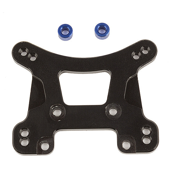 ASSOCIATED ELECTRICS - TEAM ASSOCIATED REFLEX 14B/14T
FRONT SHOCK TOWER BLACK ALUM. - AS21559