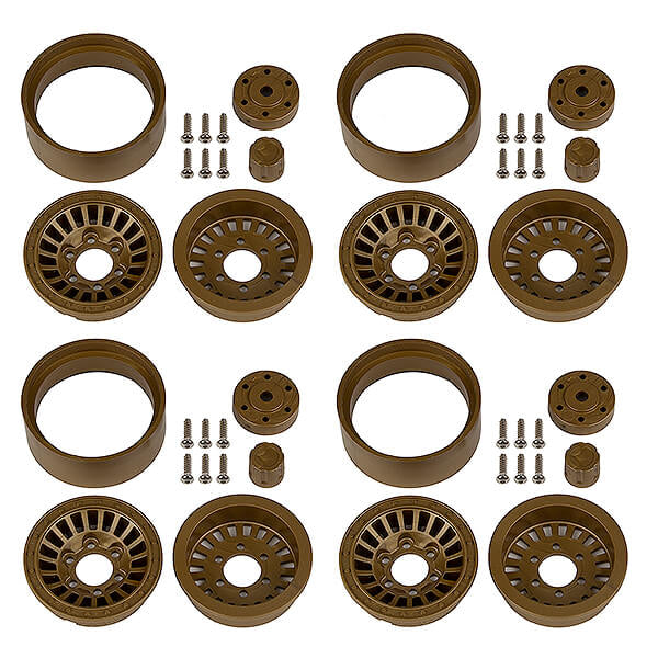 ELEMENT RC BY ASSOC. ELECTRICS - ELEMENT RC ENDURO URBINE
WHEELS 1.55IN BRONZE - EL42113