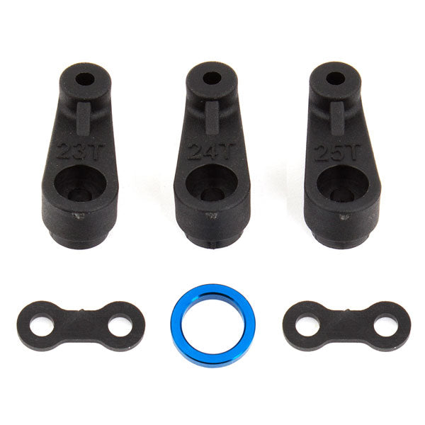 ASSOCIATED ELECTRICS - TEAM ASSOCIATED B6/B6.1 SERVO
HORNS 15.5MM (23T/24T/25T) - AS91728