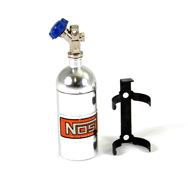 FASTRAX R/C PRODUCTS - FASTRAX ALUMINUM NOS NITROUS
BOTTLE & MOUNT - SILVER - FAST2204S