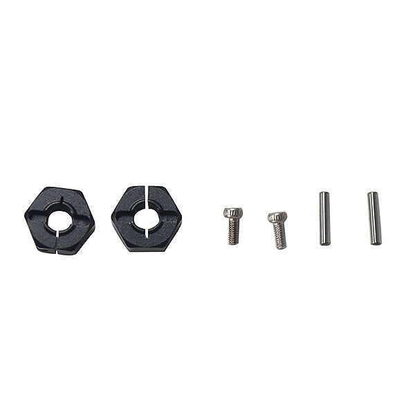 X-RIDER - FLAMINGO 6MM HEX. HUB
SET(METAL,BLACK) - XR-FG8064BK