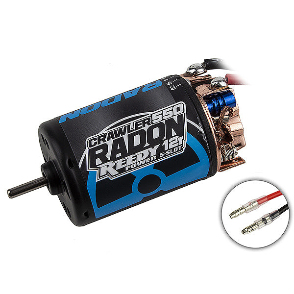 REEDY - RADON 2 CRAWLER 550 12T
5 SLOT 1850KV BRUSHED MOTOR - AS27463