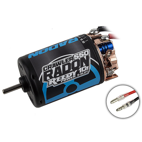 REEDY - RADON 2 CRAWLER 550 10T
5 SLOT 2270KV BRUSHED MOTOR - AS27462