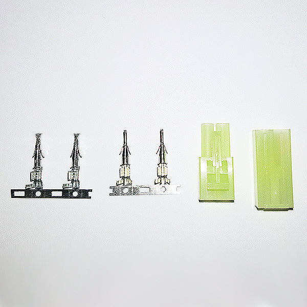 ETRONIX - MINI TAMIYA MALE/FEMALE
CONNECTOR SET w/CRIMPS - ET0795M