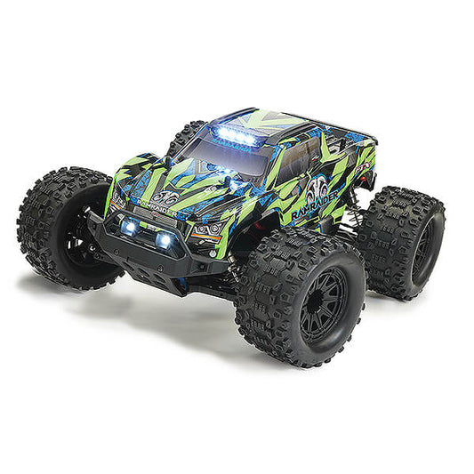 FTX - RAMRAIDER 1/10 BRUSHLESS
MONSTER TRUCK RTR - GREEN/BLUE - FTX5497GB