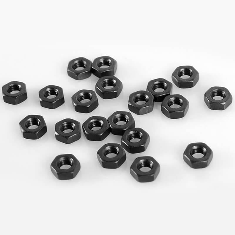 RC4WD - REGULAR M3 BLACK NUTS
(20) - Z-S0872