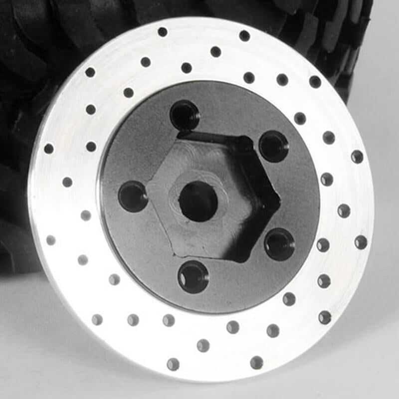 RC4WD - 1.9 5 LUG STEEL WHEEL
HEX HUB W/BRAKE ROTOR - Z-S0532