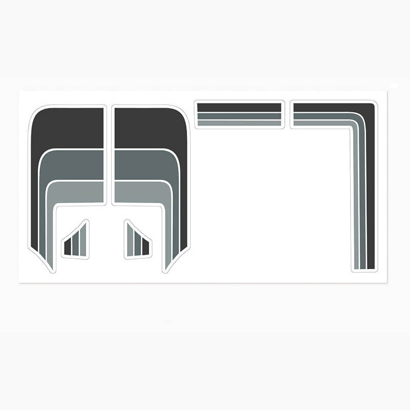 RC4WD - TOYOTA 79-81 BODY DECALS
(GREY) - Z-S0139