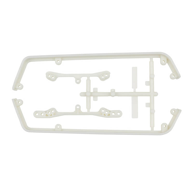 ASSOCIATED ELECTRICS - TEAM ASSOCIATED 6x6 SIDE RAILS
AND TOWER COVERS, NATURAL - AS31942