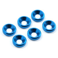 FASTRAX R/C PRODUCTS - M3 CSK WASHER BLUE
(6) - FAST140