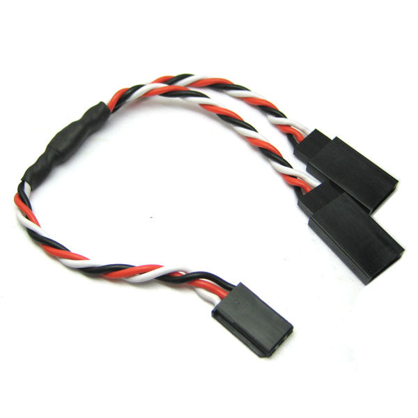 ETRONIX - 30CM 22AWG FUTABA TWISTED Y
EXTENSION WIRE - ET0753