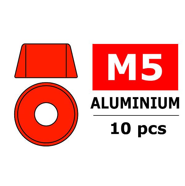 CORALLY - TEAM ALUMINIUM WASHER
FOR M5 SOCKET HEAD SCREWS O - C-3214-50-5
