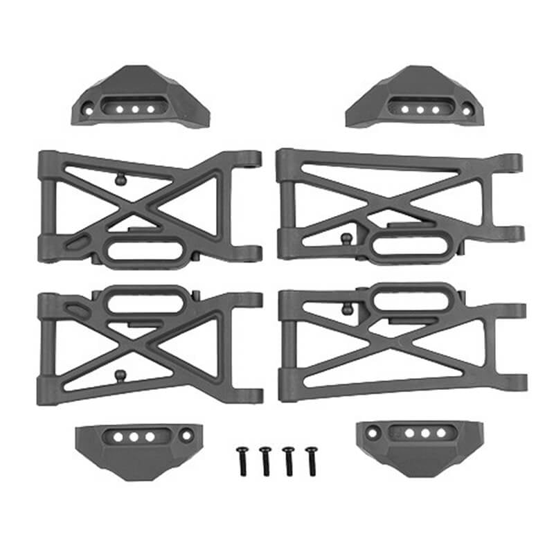 ASSOCIATED ELECTRICS - TEAM ASSOCIATED RIVAL MT10 FT
SUSPENSION ARM SET, GREY - AS25886