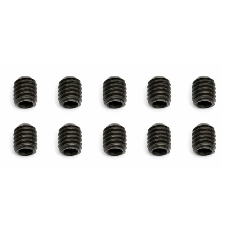 ASSOCIATED ELECTRICS - TEAM ASSOCIATED M4 X 5 SET
SCREWS (10) - AS25226