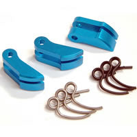 FASTRAX R/C PRODUCTS - BLUE ALU. LIGHTWEIGHT CLUTCH
SHOE (inc 1.0 & 1.1mm springs) - FAST901