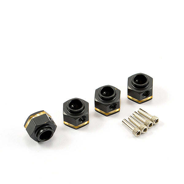 FASTRAX R/C PRODUCTS - FASTRAX TRX-4 BRASS HEX WHEEL
HUBS V2 +3MM (4) - FTTX340BR