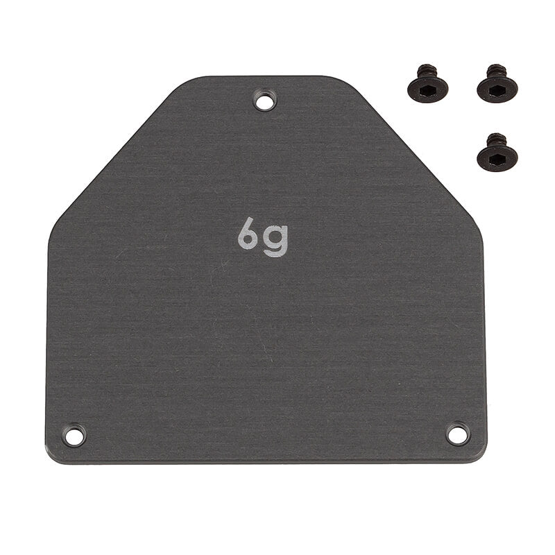 ASSOCIATED ELECTRICS - TEAM ASSOCIATED RC10B7 FT
ALUM. SERVO WEIGHT PLATE 6g - AS92444