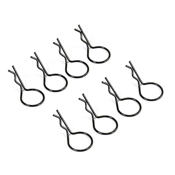 FASTRAX R/C PRODUCTS - BLACK LARGE BODY CLIPS - FAST213BK